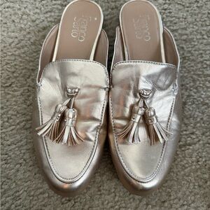 Franco Sarto Women's Rose Gold Loafers